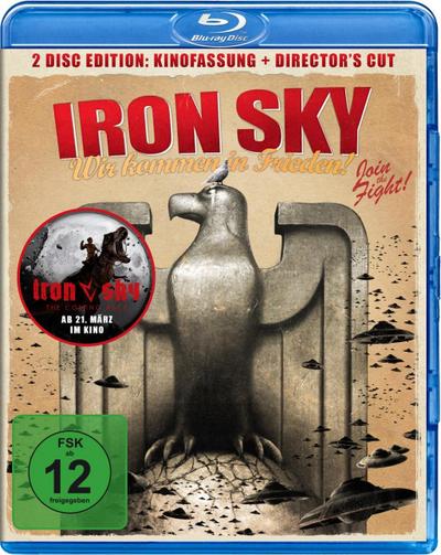 Iron Sky - Wir kommen in Frieden, 2 Blu-ray (2-Disc Edition: Kinofassung + Director’s Cut)
