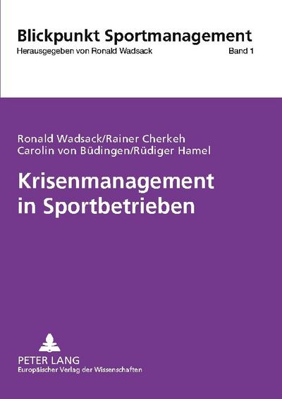 Krisenmanagement in Sportbetrieben