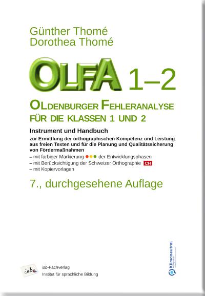 OLFA 1-2: Oldenburger Fehleranalyse für die Klassen 1 und 2