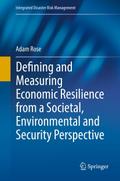 Defining and Measuring Economic Resilience from a Societal, Environmental and Security Perspective