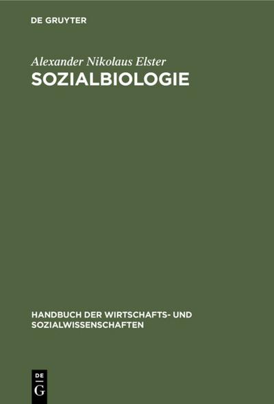 Sozialbiologie