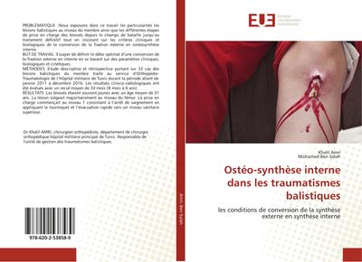 Ostéo-synthèse interne dans les traumatismes balistiques