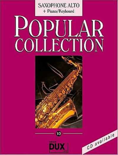 Noten ’Popular Collection’ 10 Altsaxophon & Piano DUX 1203