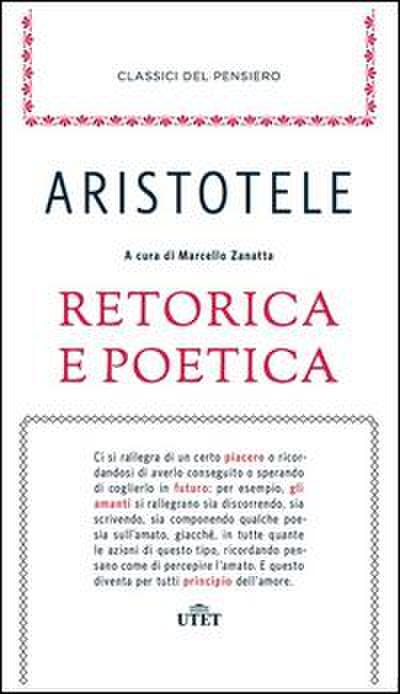 Aristotele: Retorica e poetica