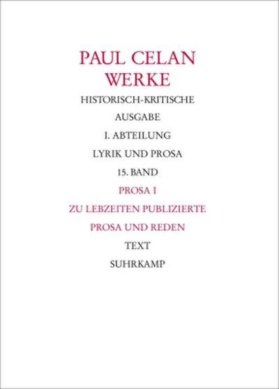 Werke Prosa. Tl.1