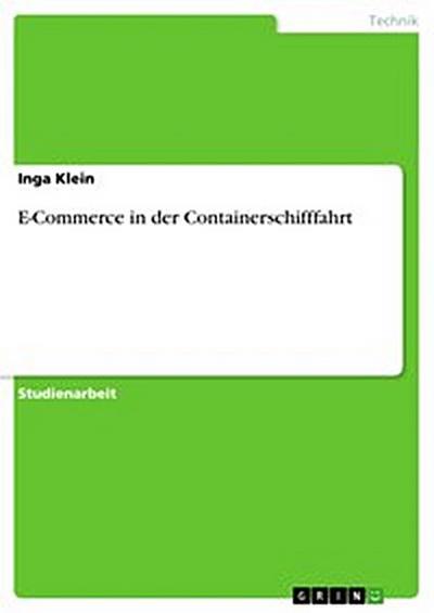 E-Commerce in der Containerschifffahrt