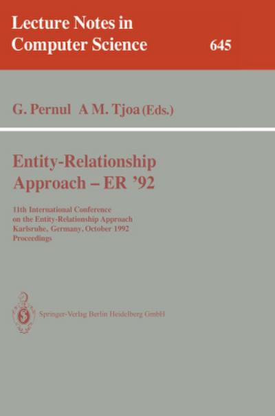 Entity-Relationship Approach - ER ’92