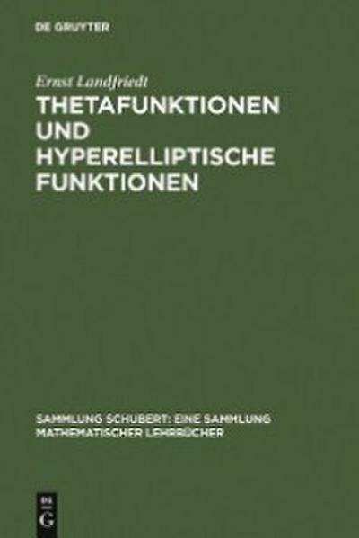 Thetafunktionen und hyperelliptische Funktionen