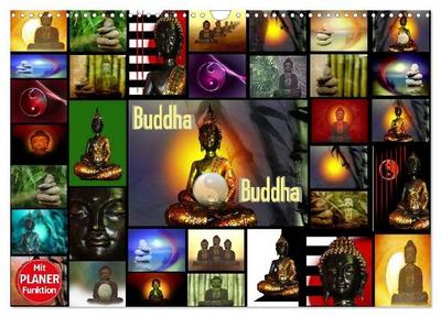 Buddha (Wandkalender 2027 DIN A3 quer), CALVENDO Monatskalender