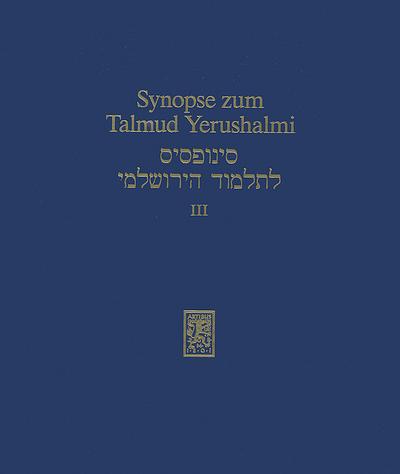 Synopse zum Talmud Yerushalmi
