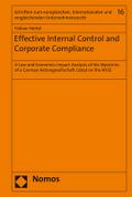 Effective Internal Control and Corporate Complianc