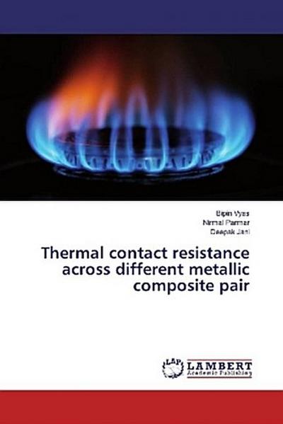 Thermal contact resistance across different metallic composite pair