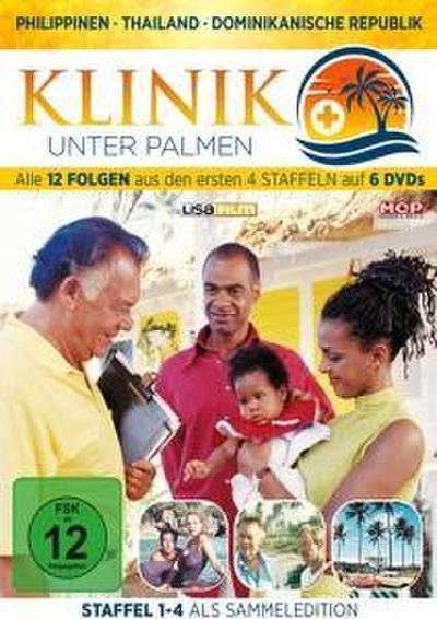 Klinik unter Palmen - Alle 12 Folgen aus den ersten 4 Staffel auf 6 DVDs Sammleredition