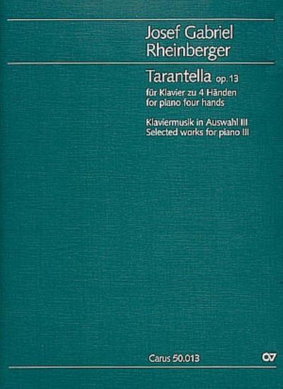 Tarantella op.13 für Klavier zu4 Händen