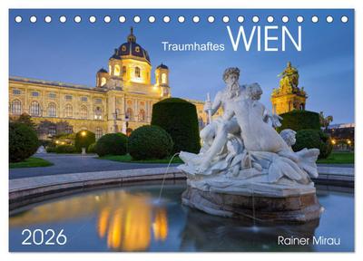 Traumhaftes Wien 2026 (Tischkalender 2026 DIN A5 quer), CALVENDO Monatskalender
