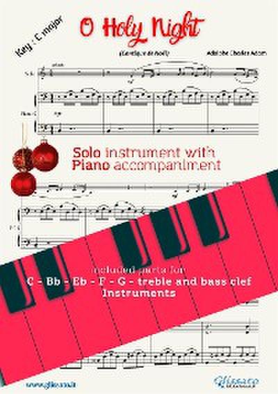 O holy night (in C) for all instruments and piano accompaniment