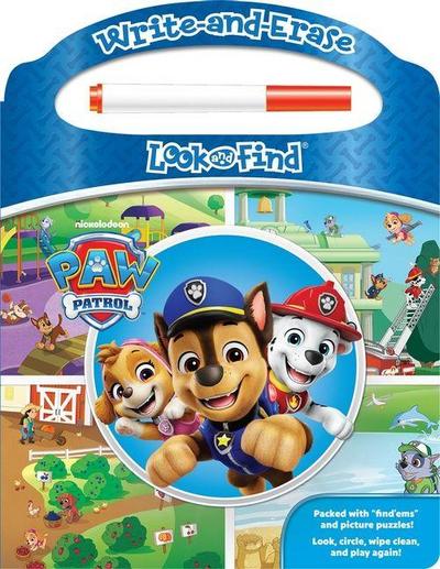 Nickelodeon Paw Patrol: Write-And-Erase Look and Find
