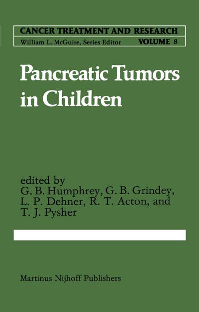 Pancreatic Tumors in Children