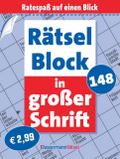 Rätselblock in großer Schrift 148