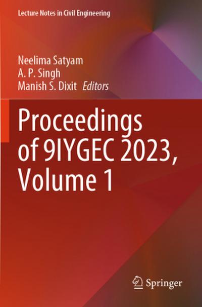 Proceedings of 9IYGEC 2023, Volume 1