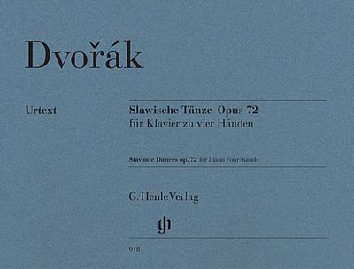 Slawische Tänze op. 72 für Klavier zu vier Händen