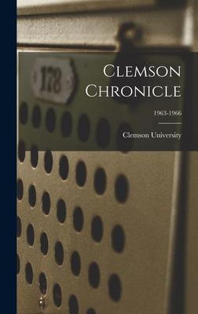 Clemson Chronicle; 1963-1966