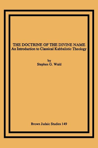The Doctrine of the Divine Name