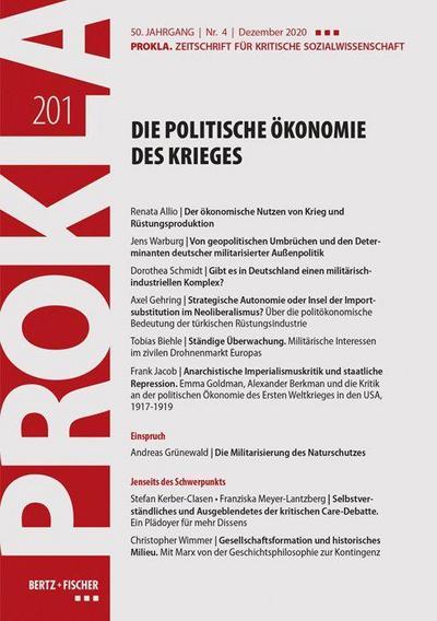 Prokla Die politische Ökonomie des Krieges