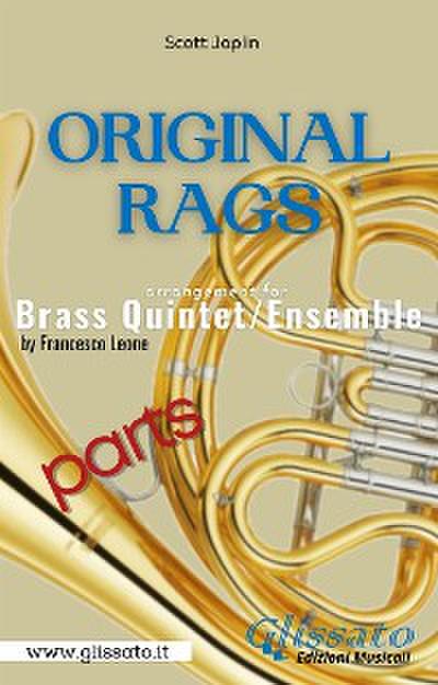 Brass Sheet Music for Quintet: Original Rags (parts)