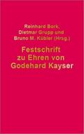 Festschrift für Godehard Kayser