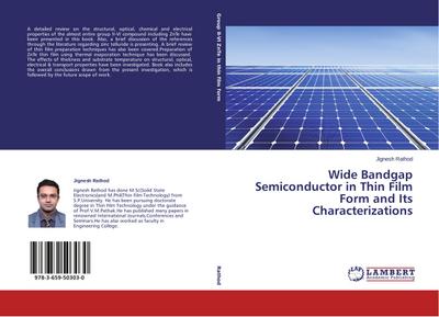 Wide Bandgap Semiconductor in Thin Film Form and Its Characterizations