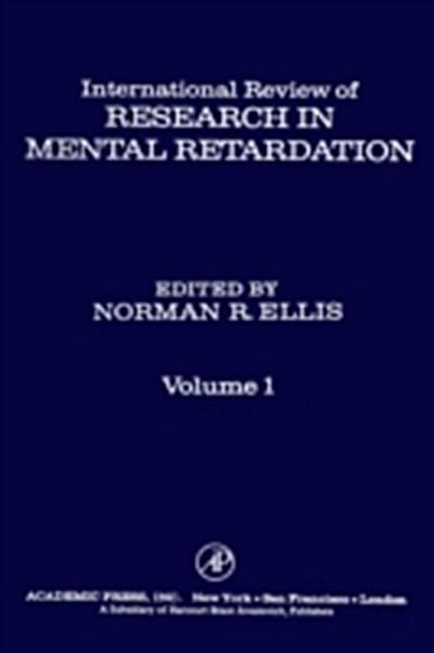 International Review of Research in Mental Retardation