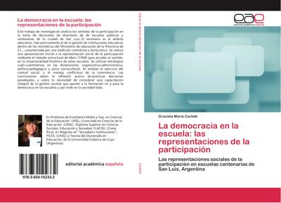 La democracia en la escuela: las representaciones de la participación