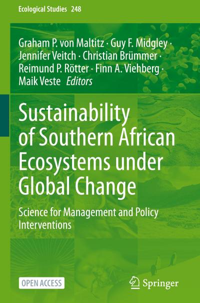 Sustainability of Southern African Ecosystems under Global Change