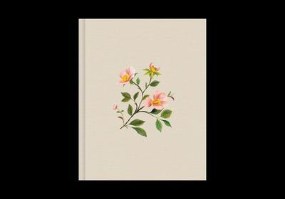 ESV Single Column Journaling Bible (Cloth Over Board, Rosehip Design)