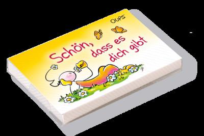 Oups Kärtchenbox - Schön, dass es dich gibt