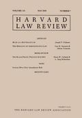Harvard Law Review: Volume 131, Number 7 - May 2018