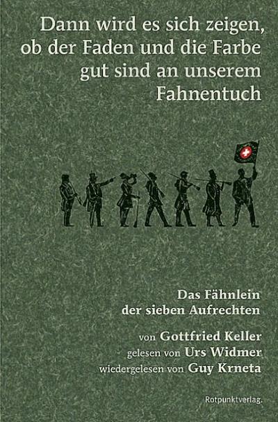 Dann wird es sich zeigen, ob der Faden und die Farbe gut sind an unserem Fahnentuch