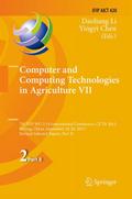 Computer and Computing Technologies in Agriculture