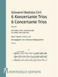 6 Konzertante Trios op.18 Band 2 (Trios 4-6)für Violine, Viola und Violoncello
