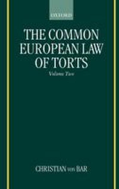 The Common European Law of Torts