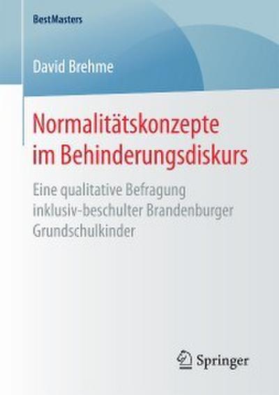 Normalitätskonzepte im Behinderungsdiskurs