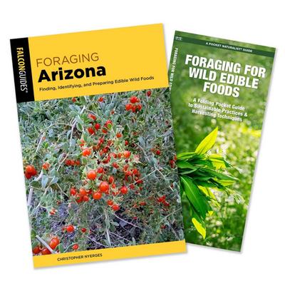 Foraging Arizona Guidebook and Folding Pocket Guide Bundle