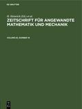 Zeitschrift für Angewandte Mathematik und Mechanik. Volume 65, Number 10