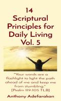 14 Scriptural Principles for Daily Living Vol. 5: "Your words are a flashlight to light the path ahead of me and keep me from stumbling." [Psalm 119