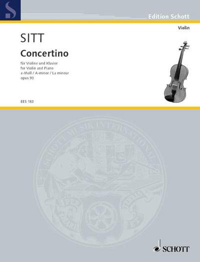 Concertino a-Moll op.93für Violine und Klavier (1. Lage)