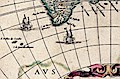 Historische WELTKARTE 1641 von Henricus Hondius (gerollt): Originalinschrift der World Map: Nova Totivs Terrarvm Orbis Geographica Ac Hydrographica Tabvla | Weltkarten Vol. 2