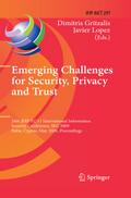 Emerging Challenges for Security, Privacy and Trust