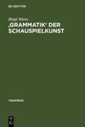 ’Grammatik’ der Schauspielkunst