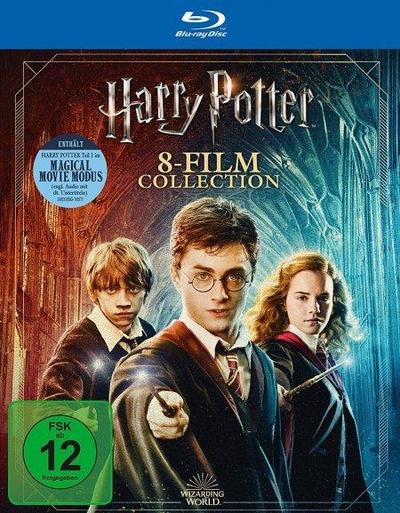 Harry Potter: The Complete Collection - Jubiläums-Edition - Magical Movie Mode, 9 Blu-ray